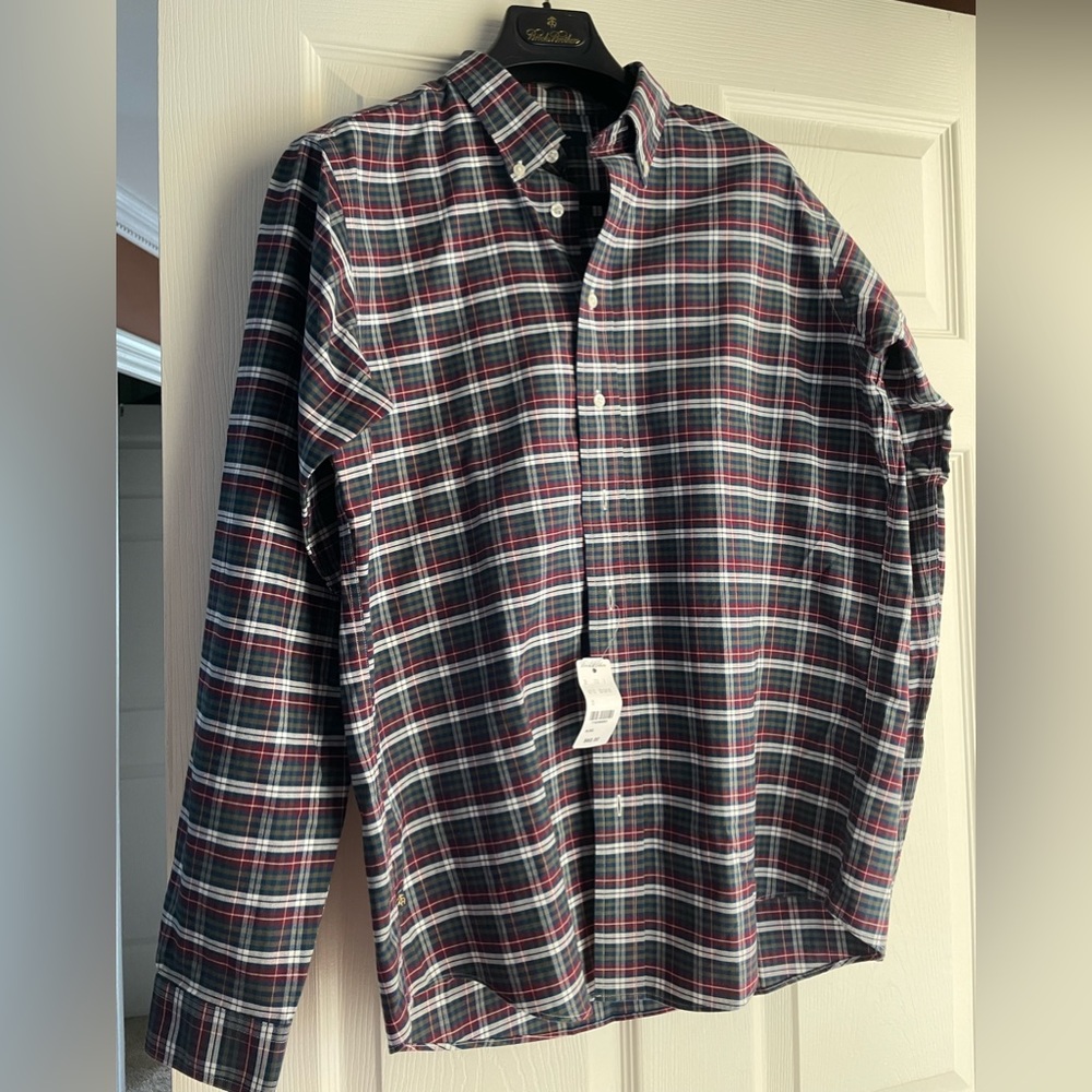 NWT Boys Brooks Brothers No Iron Oxford